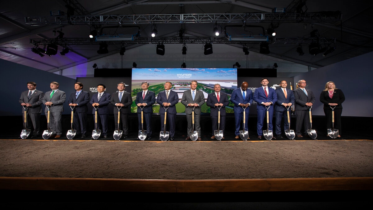 Hyundai Motor Group Metaplant America Groundbreaking Ceremony in Savannah, Georgia