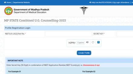 MP NEET UG Counselling Registration 2022, MP NEET UG Counselling Registration 2022 link,