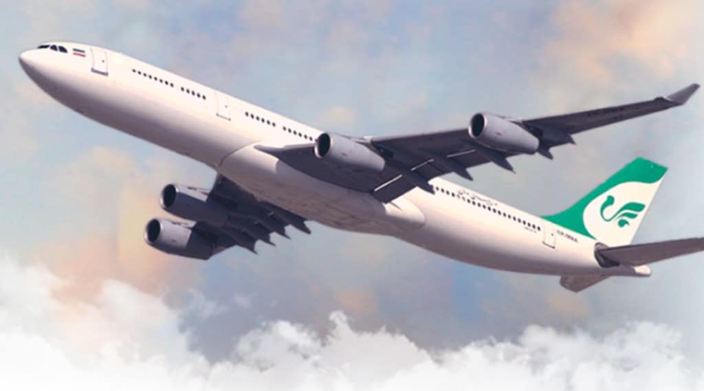 After hovering over Delhi for some time, the Mahan Air flight flew over Uttar Pradesh, Bihar and West Bengal and exited the Indian airspace. (Photo: Mahan Air official site)