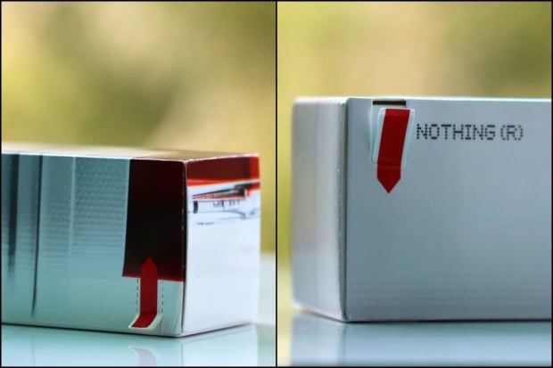 You unbox it by pulling on tags located at the two ends. (Photo credit: Saurabh Singh/Financial Express)