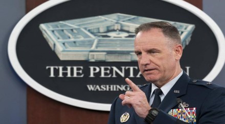 Pentagon spokesman U.S. Air Force Brig. Gen. Patrick Ryder speaks during a media briefing at the Pentagon, Tuesday, Oct. 25, 2022, in Washington. (Photo source: AP)