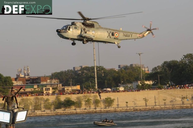 Glimpses of live demonstrations witnessed by Defence Minister Rajnath Singh at Sabarmati River Front. (Photo: Ministry of Defence)