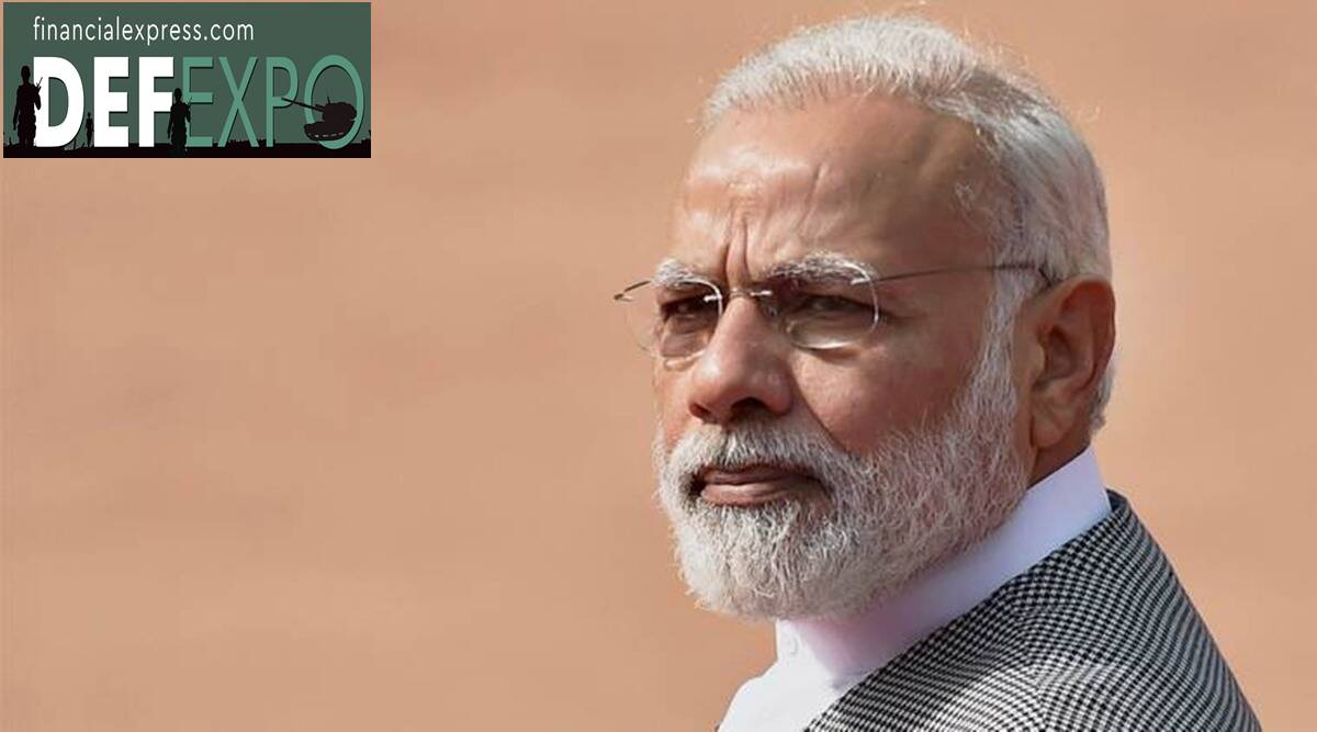 PM modi at defexpo PM modi at defexpo
