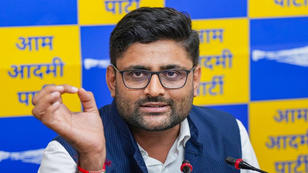 Aam Aadmi Party (AAP) Gujarat president Gopal Italia. (PTI Photo)