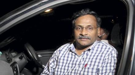 Former Delhi University professor GN Saibaba arrives at the Nagpur Central Jail. (PTI Photo | File)