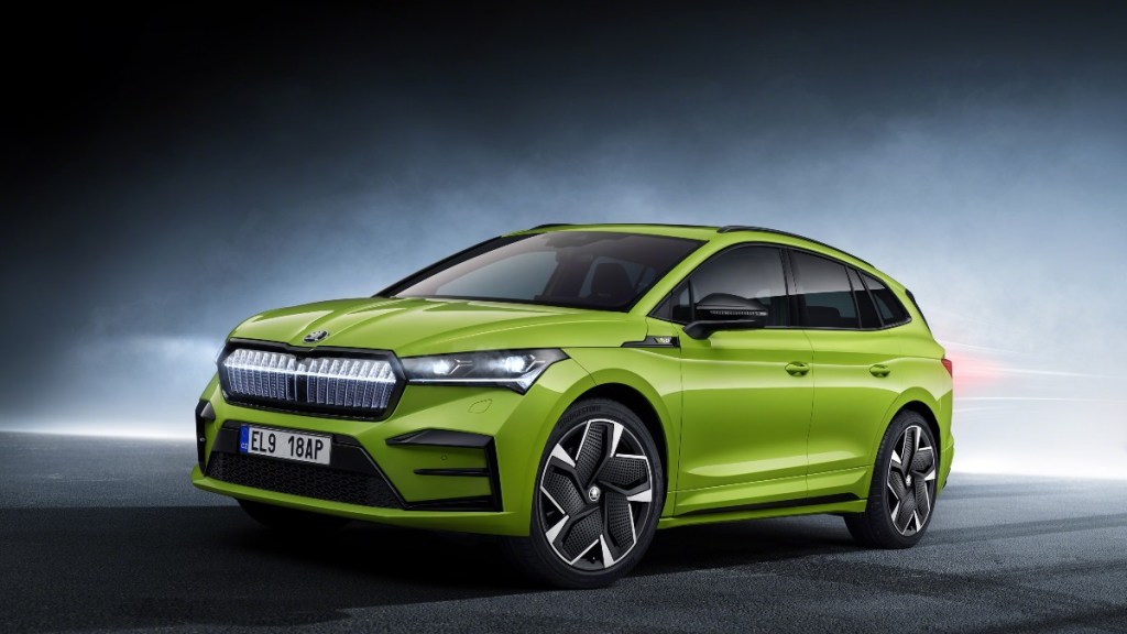 Skoda Enyaq iV vRS electric SUV revealed: Claims 296bhp, 500kms range