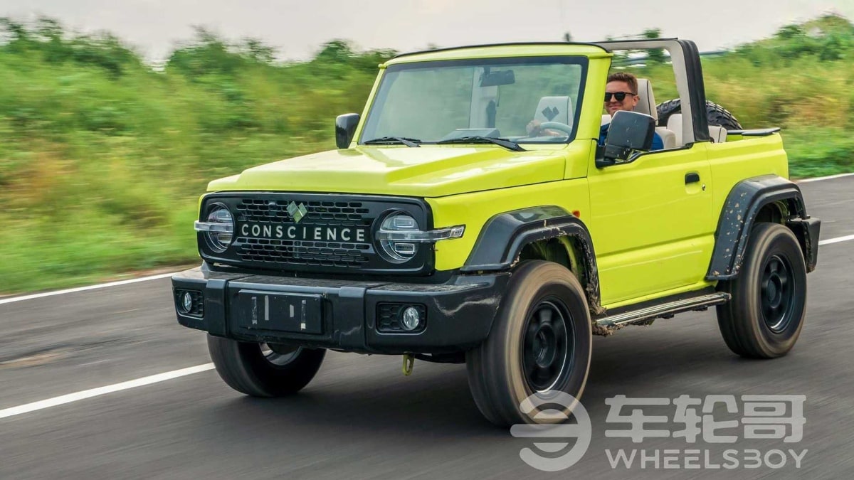 It also gets a 4×4 drivetrain with a low-range transfer case. The Suzuki Jimny is expected to be launched in India next year, albeit in a stretched five-door avatar. But, what are your thoughts on this crazy modification? Do tell us in the comments below! (Image: Wheelsboy)