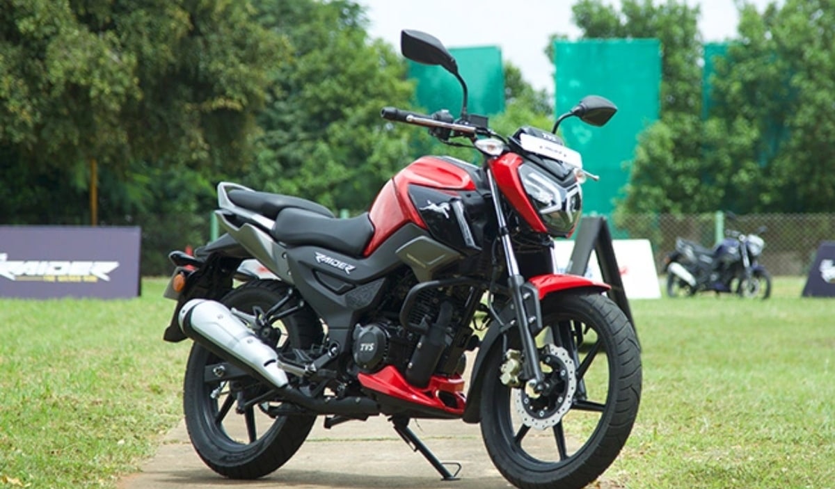 TVS sales, TVS Raider, TVS Apache, TVS iqube