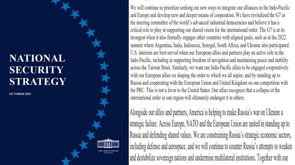 US Security Strategy report says India an `ally’, China `competitor and Russia `threat'