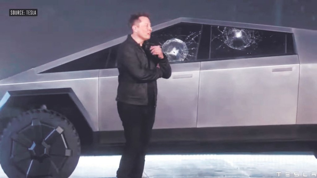 The glass-shattering video went viral and social media was abuzz with jokes about Tesla’s supposedly bulletproof truck.