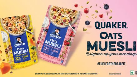 As per the company, its new offering Quaker Oats Mesli is directed towards urban millennials on the lookout for convenience when it comes to breakfast options. As per the company, its new offering Quaker Oats Mesli is directed towards urban millennials on the lookout for convenience when it comes to breakfast options.