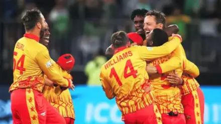 Zimbabwe cause massive upset, beat Pakistan by one run Perth