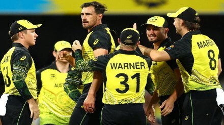 Australia rode on their pace prowess to dismiss half of the Irish side inside four overs with the scoreboard reading 25. (Twitter/ICC)