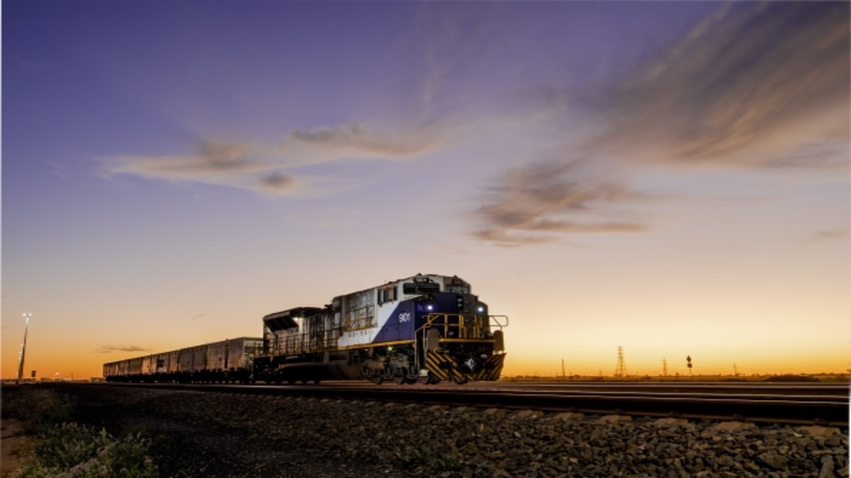 Fortescue locomotive - Port Hedland Fortescue locomotive - Port Hedland
