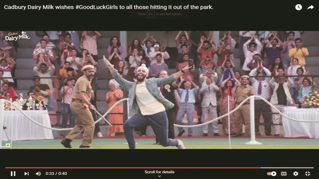 This recreation has done justice to the milestone advertisement giving a newer perspective to the consumers of the brand being much more than just chocolate or a product for kids.