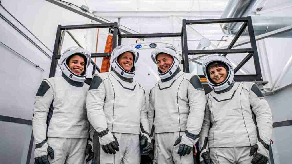 The crew's capsule will then be taken to SpaceX's facilities in Florida for processing.