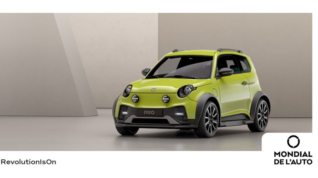 e.go ev paris motor show