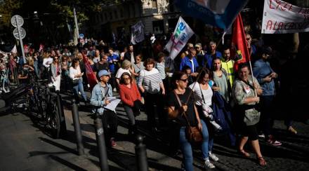 Europe protests inflation