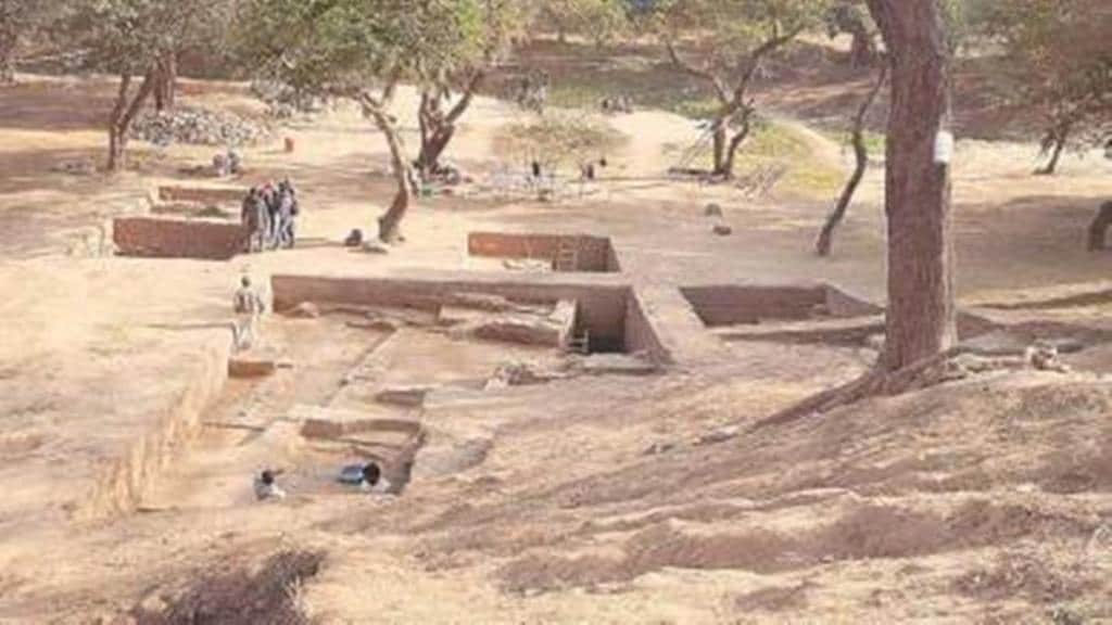 The site may have served as an administrative and trade centre of the early historic period