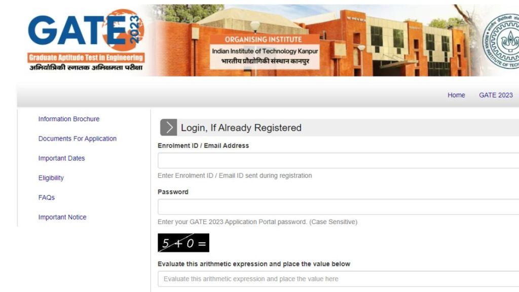 _gate 2023 registration, gate 2023 syllabus, gate 2023 fees