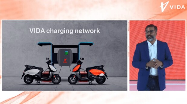 Hero Vida V1 charging