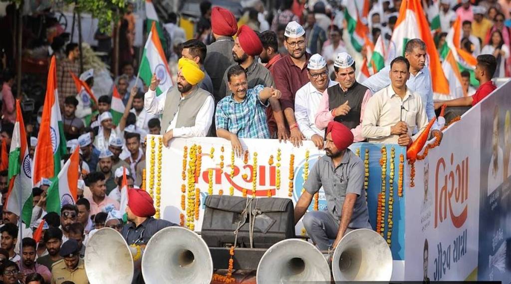 kejriwal and Bhagwant Mann