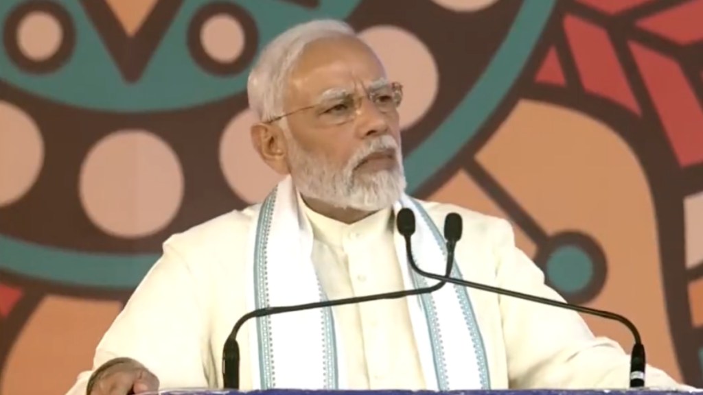 PM Modi breaks down. (ANI)