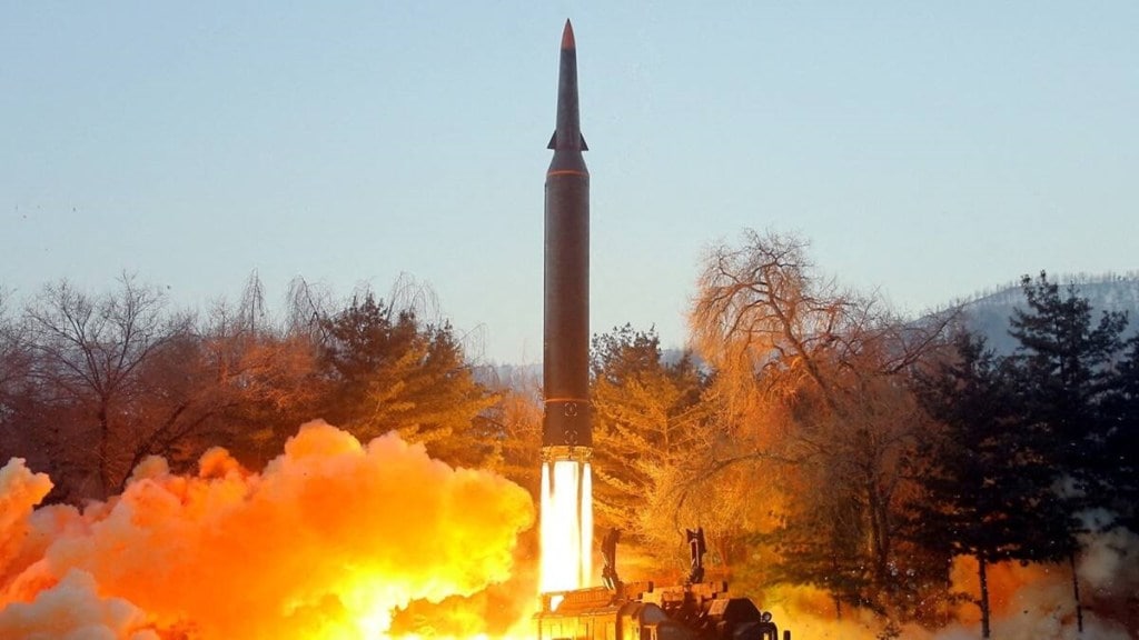 Most of the recent North Korean tests were mostly of short-range nuclear-capable missiles targeting South Korea. (KCNA via Reuters)