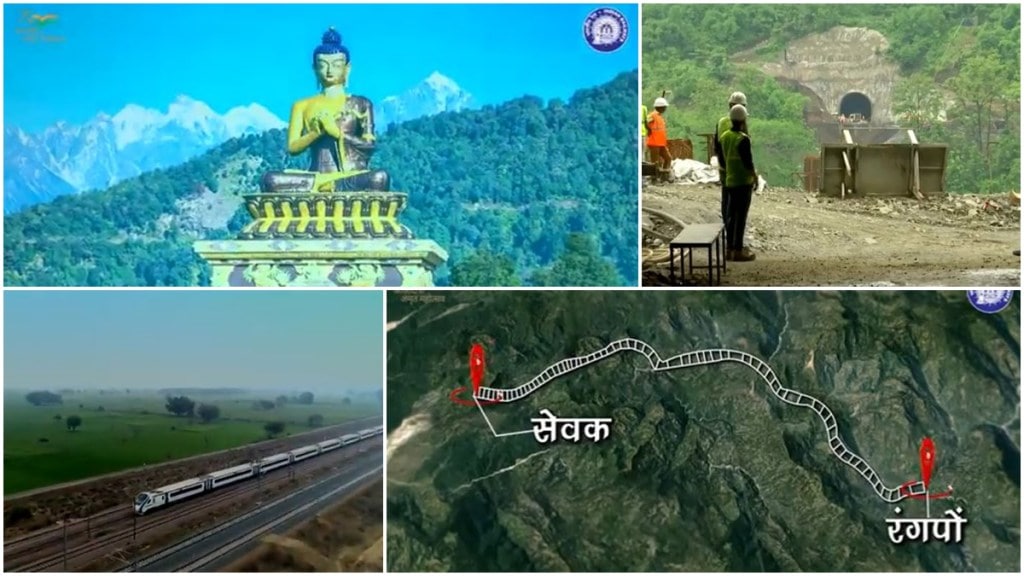 Sikkim, Sivok-Rangpo rail line project, tourism Sikkim, Sivok-Rangpo rail line project, tourism