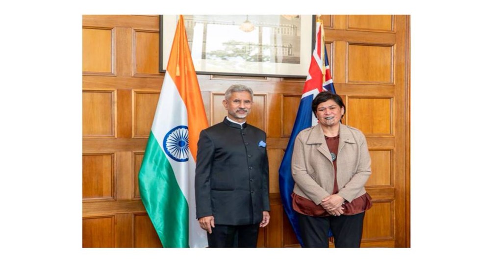 s jaishankar with Nanaia Mahuta