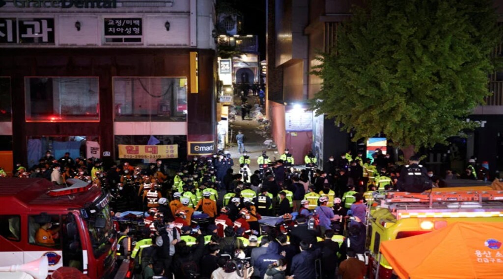 south korea hallowean stampede
