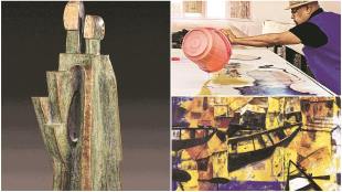 Colossal canvas, Bikaner, Bikaner house, Art Live Gallery