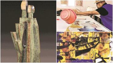 Colossal canvas, Bikaner, Bikaner house, Art Live Gallery