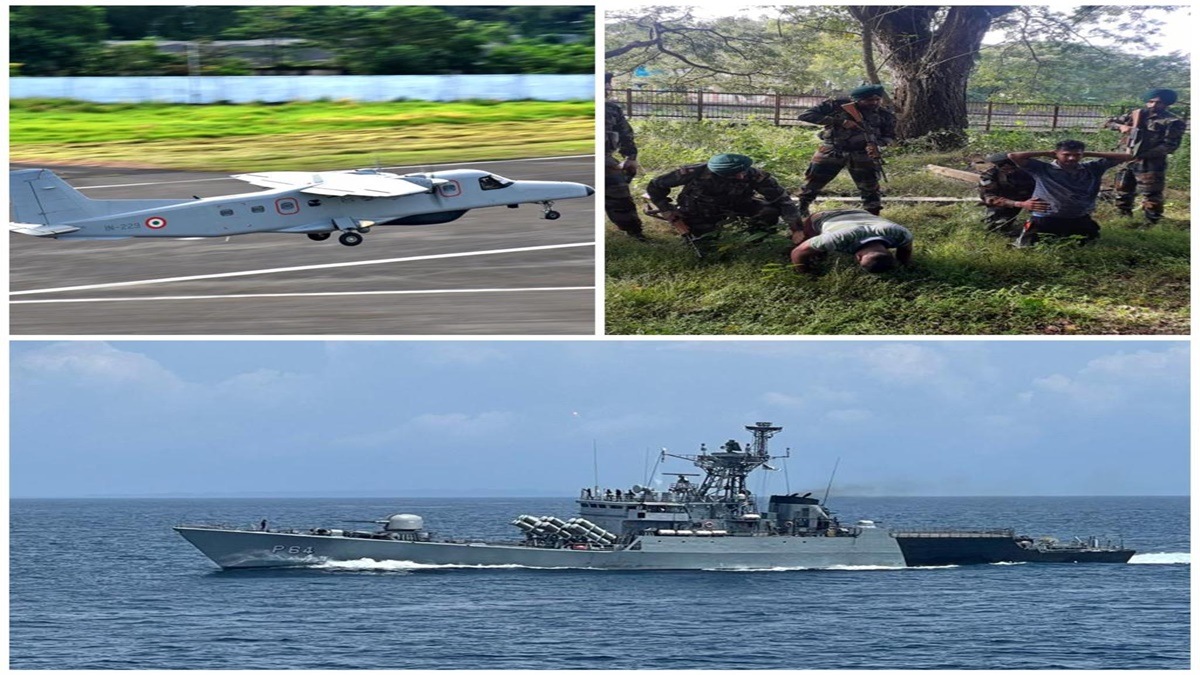 During the drill the security mechanism of ports was also validated during the exercise and also the crisis management plans of all ports were also assessed to ensure their effectiveness in times of emergencies. (Twitter image: SpokespersonNavy)