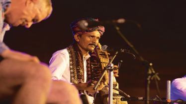 It is no surprise as Khan belongs to the Langa community of western Rajasthan, who, along with the Manganiars, are hereditary musicians. “There is a popular saying among us that ‘a newly born child even cries melodiously’ in our community,” says Khan, who belongs to Barmer, situated in the Thar desert.