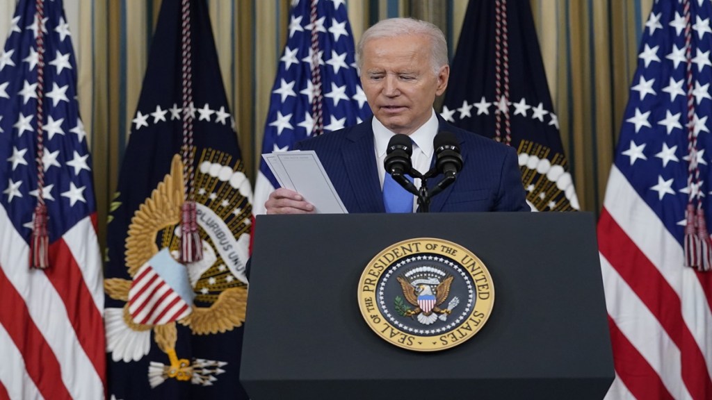 "The American people have made clear, I think, that they expect Republicans to be prepared to work with me as well," Biden told a news conference.