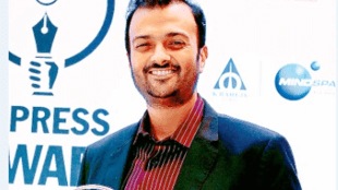 Dream11 founder, Harsh Jain smiles in this image
