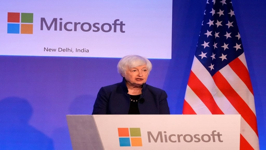 US treasury secretary Janet Yellen, janet yellen, Microsoft Inc,