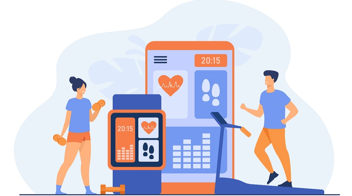 technology, AI, machine learning, VR, workout, smartwatch, fitness industry, digital, holistic training, business model, wellness, health parameters, electronic devices