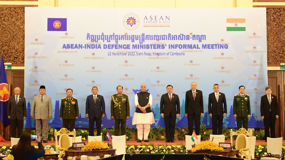 Rajnath Singh and Cambodian counterpart General Tea Banh co-chair maiden India-ASEAN Defence Ministers’ Meeting