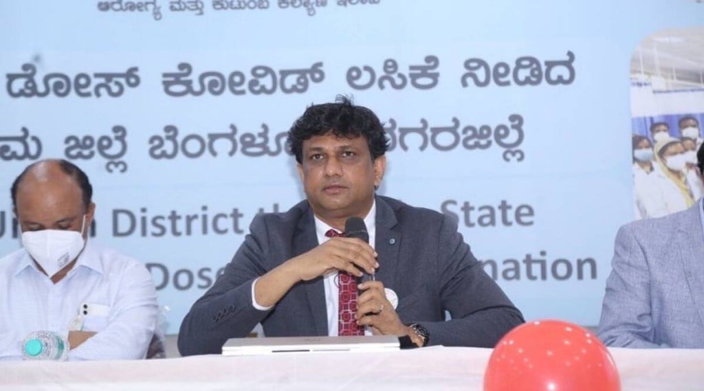 Manjunath was granted bail in September after the ACB failed to file a charge sheet within 60 days as stipulated. (Twitter/ @JManjunathIAS) Manjunath was granted bail in September after the ACB failed to file a charge sheet within 60 days as stipulated. (Twitter/ @JManjunathIAS)