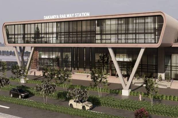The railway station has two tracks and is electrified. (Image courtesy: Ministry of Railways-Twitter)