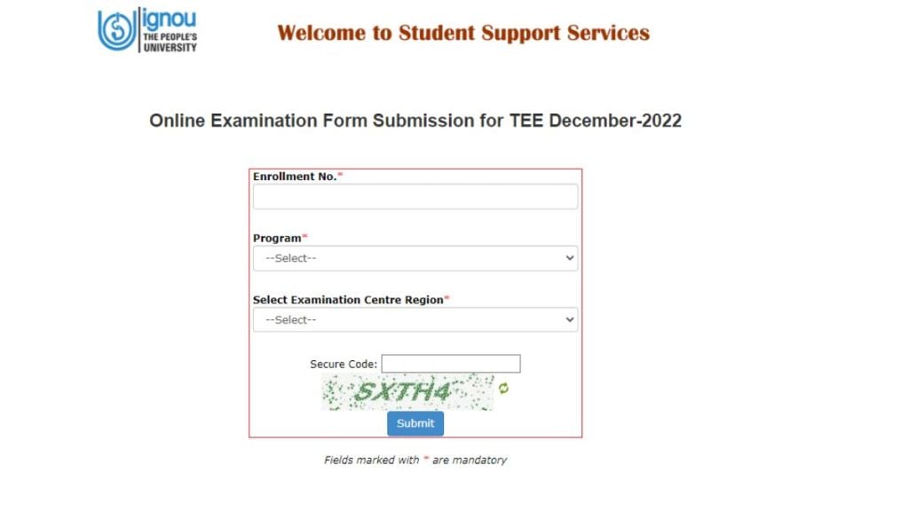 IGNOU TEE December 2022 application, IGNOU TEE DECEMBER EXAM DATE, IGNOU TEE DECEMBER 2022 ONLINE APPLICATION LINK IGNOU TEE December 2022 application, IGNOU TEE DECEMBER EXAM DATE, IGNOU TEE DECEMBER 2022 ONLINE APPLICATION LINK