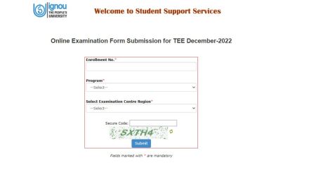 IGNOU TEE December 2022 application, IGNOU TEE DECEMBER EXAM DATE, IGNOU TEE DECEMBER 2022 ONLINE APPLICATION LINK IGNOU TEE December 2022 application, IGNOU TEE DECEMBER EXAM DATE, IGNOU TEE DECEMBER 2022 ONLINE APPLICATION LINK