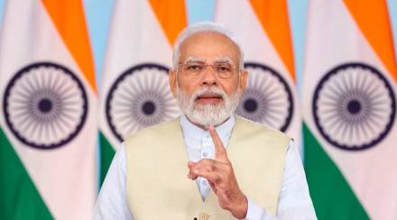 PM modi on mopa airport