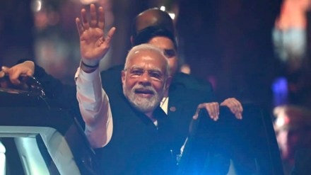 Prime Minister Narendra Modi during a roadshow in Gujarat. (File Image) Prime Minister Narendra Modi during a roadshow in Gujarat. (File Image)