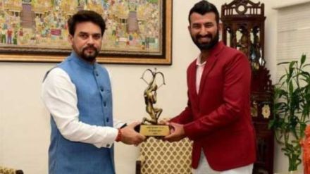 Pujara finally gets his hands on Arjuna award Pujara finally gets his hands on Arjuna award