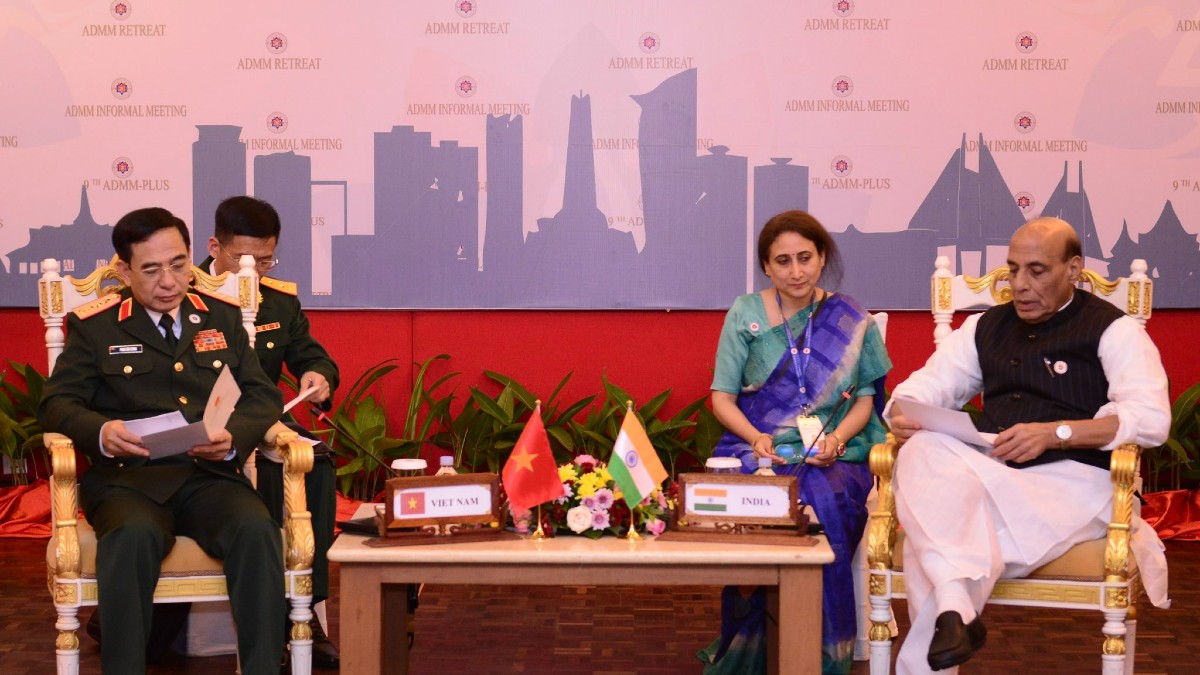 Rajnath Singh calls for urgent need to counter cross-border terrorism in 9th ASEAN Defence Ministers’ Meet in Cambodia