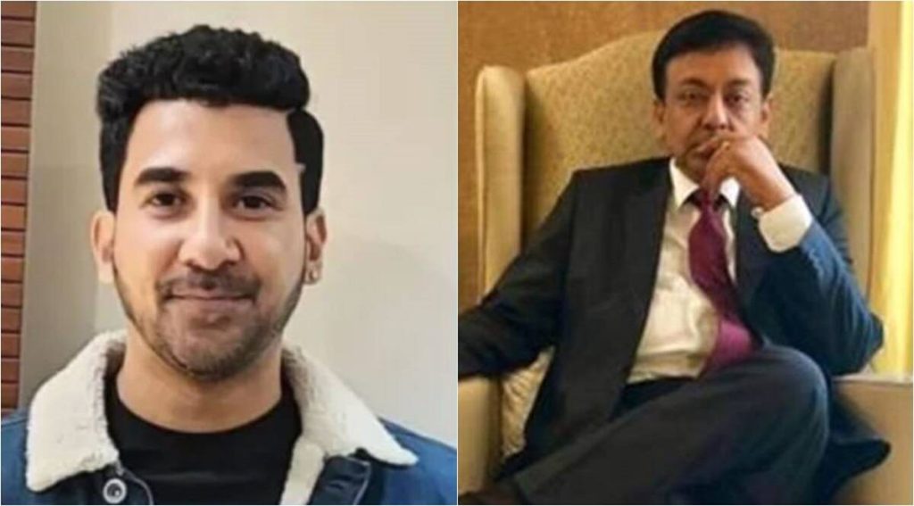 Sandeep Singh alias Rinku (L), Former Andaman and Nicobar chief secretary Jitendra Narain. (Express Photo)