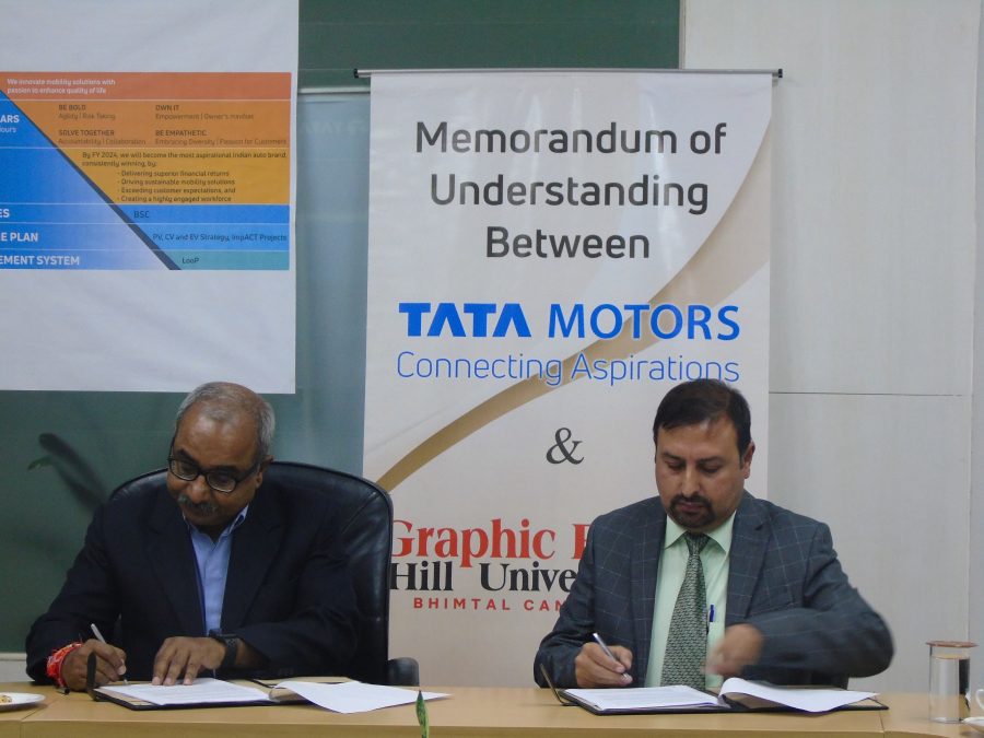 Tata Motors partners  Graphic Era Hill University to provide Master’s degree in EV tech to its employees